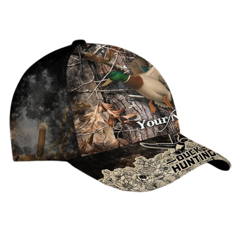 Custom Duck Hunting Baseball Cap, Custom Duck Caps For Hunter Lovers CP0244