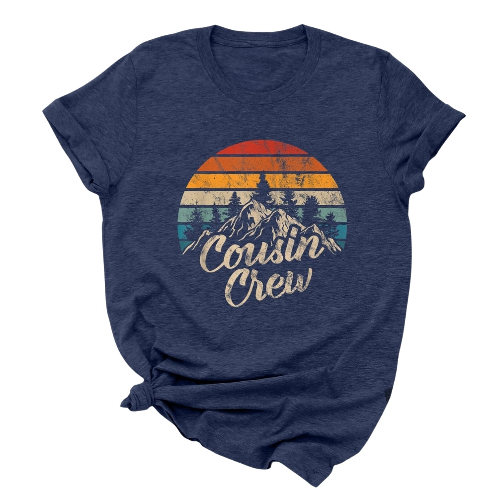 Cousin Crew Retro Matching Family T Shirts, Retro Matching Shirts For Cousins ET0277