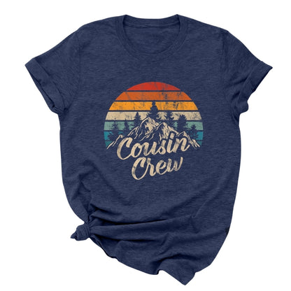 Cousin Crew Retro Matching Family T Shirts, Retro Matching Shirts For Cousins ET0277
