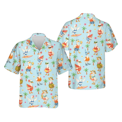 Funny Silly Goose Beach Hawaiian Shirt Men Women, Goose Hawaiian Shirts HE0210