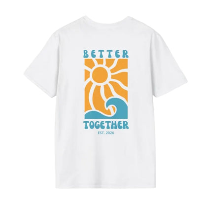 Better Together Custom Retro Flower Dad And Son Matching T Shirt, Custom Father's Day Matching Shirts For Dad Son ET0846