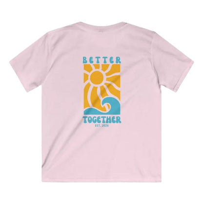 Better Together Custom Retro Flower Dad And Son Matching T Shirt, Custom Father's Day Matching Shirts For Dad Son ET0846