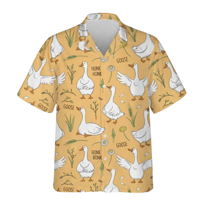 Goose Hawaiian Shirt For Men Women, Goose Lover Hawaiian Shirts HE0525