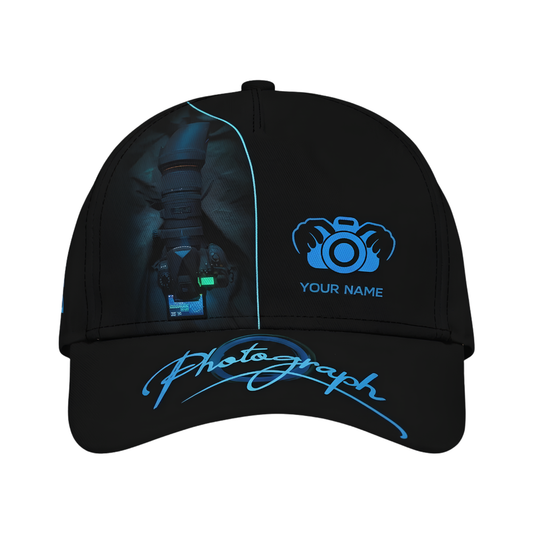 Custom Photograp Baseball Cap, Custom Name Photograper Cap Hat CP0702