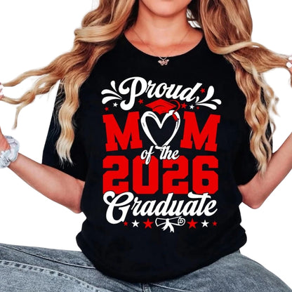 Proud Of The Graduate Custom Matching Family T Shirts, Personalized Graduation Family Matching Shirts ET0279