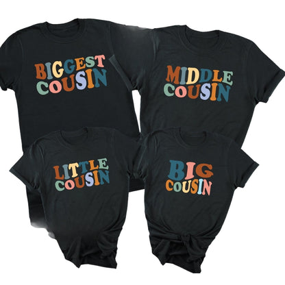 Matching Big Cousin Little Cousin Family T Shirts, Matching Cousin Shirts ET0424
