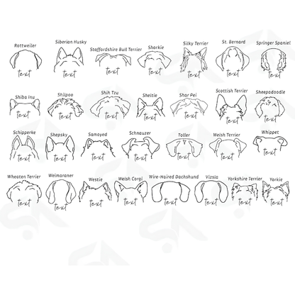 Custom Dog Ears Baby Romper Sweatshirt, Custom Dog Romper Baby Sweaters BB0460
