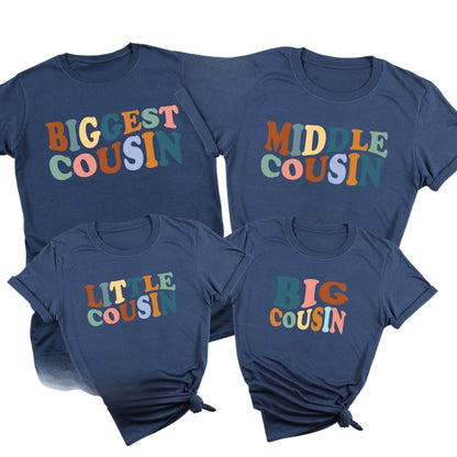Matching Big Cousin Little Cousin Family T Shirts, Matching Cousin Shirts ET0424