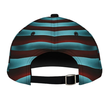 Custom American Flag Golf 3D Baseball Cap, Custom Patriotic Golf Cap Hat CP0333