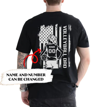 Custom Volleyball Dad Matching Family T Shirts, Custom Volleyball Family Shirts ET0563