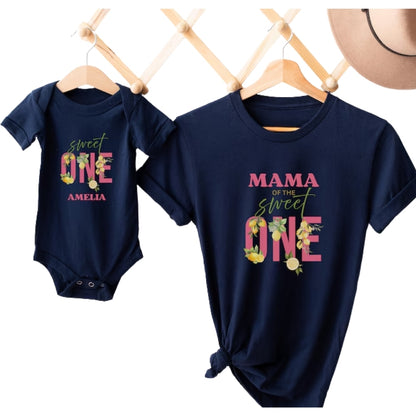 Sweet One Lemon First Birthday Personalized Matching Family T Shirt, Custom 1st Birthday Lemon Family Shirts ET1067