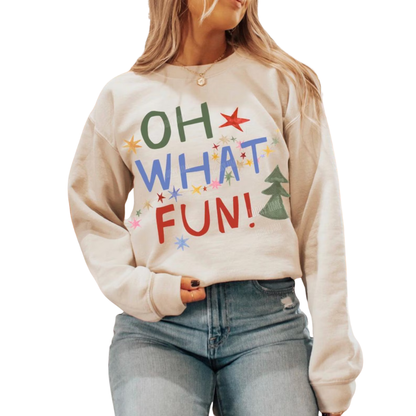 Oh What Fun Xmas Sweatshirt For Women Men, Christmas Sweatshirt 2D1118
