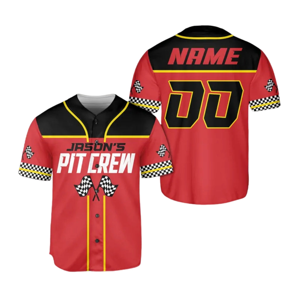 Fast One Two Fast Custom Family Race Car Matching Baseball Jersey, Custom Birthday Matching Family Baseball Shirts ET0705