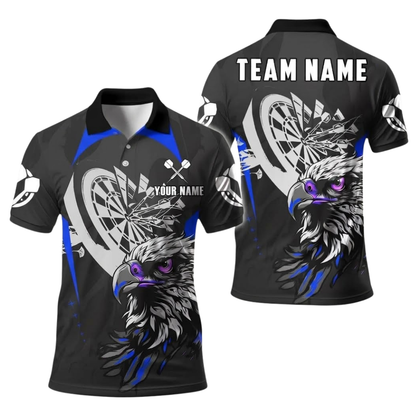Custom Eagle Darts Polo Shirt Men, Custom Eagle Dart Team Shirt DE0108