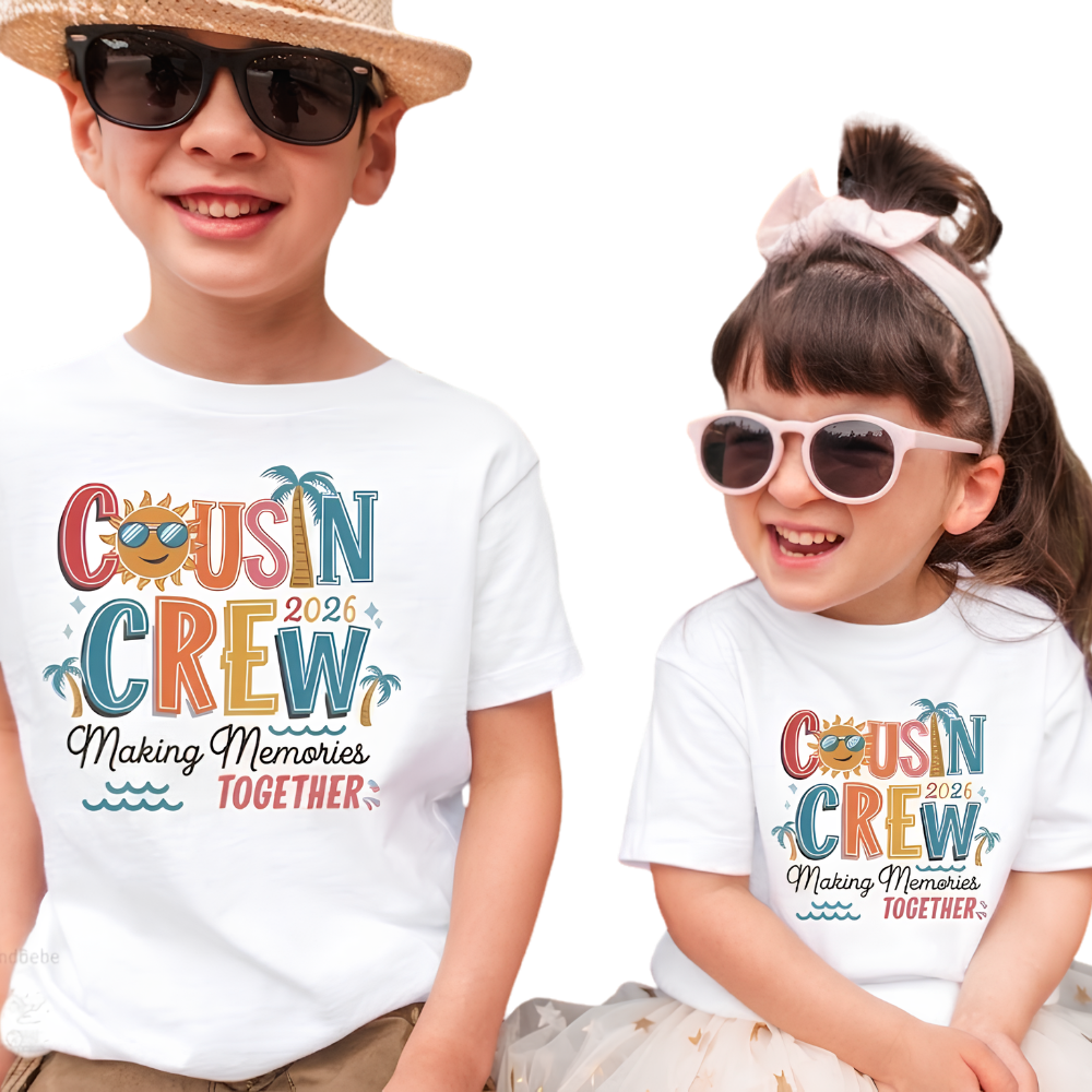 Cousin Crew Making Memories Together Matching T Shirts, Custom Year Cousin Matching Shirts ET1252