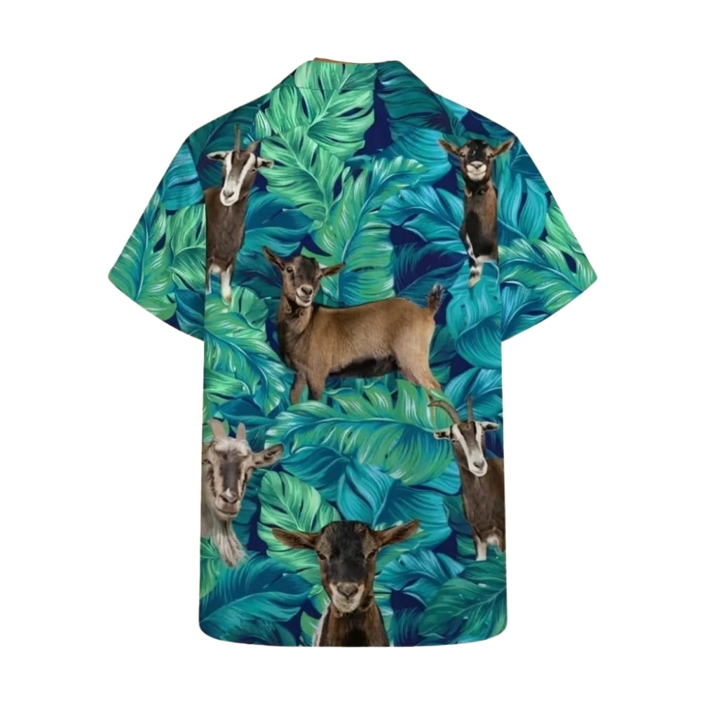 Goat Tropical Hawaiian Shirt For Men Women, Goat Farmer Hawaiian Shirt HE0484