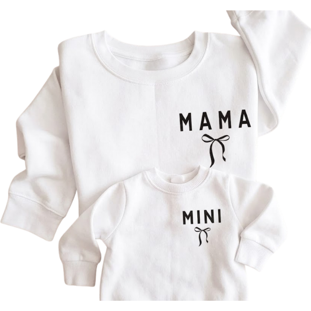 Mama And Mini Matching Sweatshirt, Matching Mother And Daughter Sweatshirt ET1407