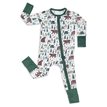 Forets Bear Baby Convertible Zippy Romper, Bear Baby Romper Convertible BB0816