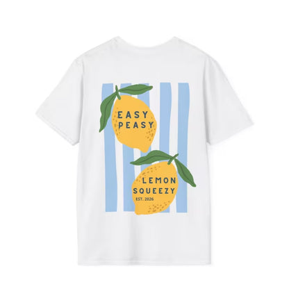 Easy Peasy Lemon Squeezy Custom Dad Son Matching T Shirt With Year, Custom Lemon Matching Family Shirts ET0970