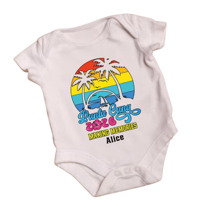 Punta Cana Making Memories Family Custom Matching T Shirts, Custom Family Beach Vaction Shirts ET0132