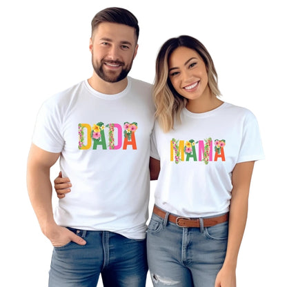 Custom Floral Matching 1st Birthday Family T Shirts, Custom Floral First Birthday Shirts For Family ET0283