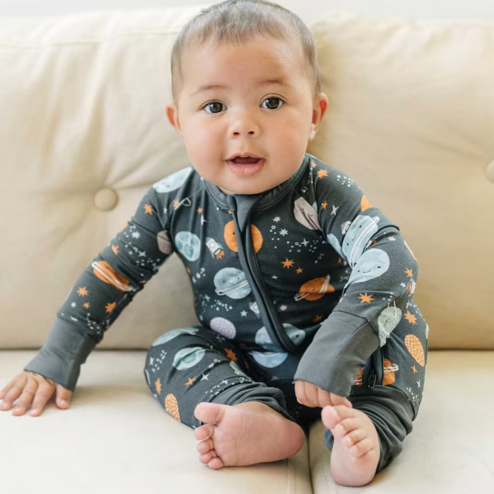 Astronaut Space Baby Convertible Zipper Romper, Space Baby Romper Convertible BB0330