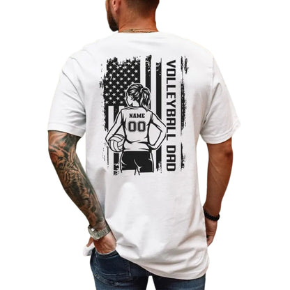 Custom Volleyball Dad Matching Family T Shirts, Custom Volleyball Family Shirts ET0563