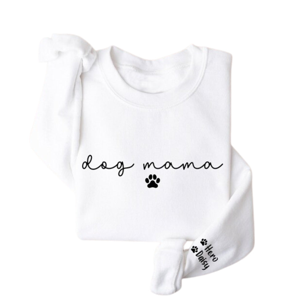 Custom Dog Mama Sweatshirt, Custom Dog Mom Sweatshirt 2D0382