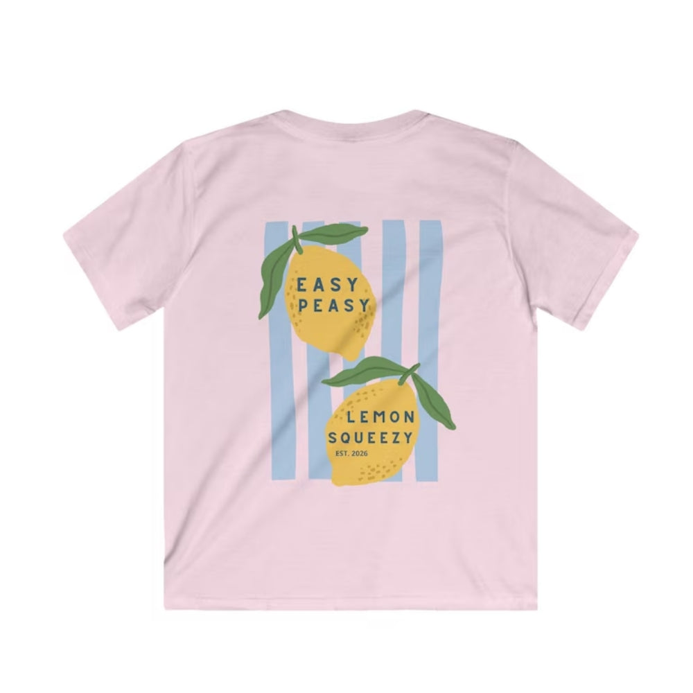Easy Peasy Lemon Squeezy Custom Dad Son Matching T Shirt With Year, Custom Lemon Matching Family Shirts ET0970