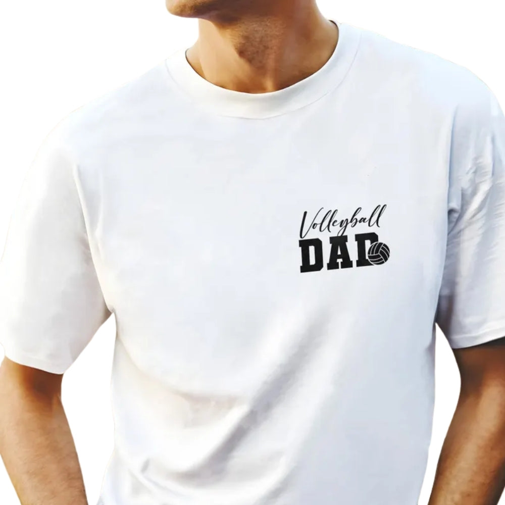 Custom Volleyball Dad Matching Family T Shirts, Custom Volleyball Family Shirts ET0563