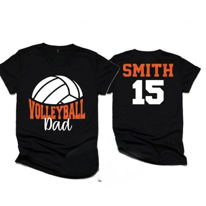 Personalized Matching Volleyball Family T Shirts, Custom Volleyball Matching Family Shirts ET0564