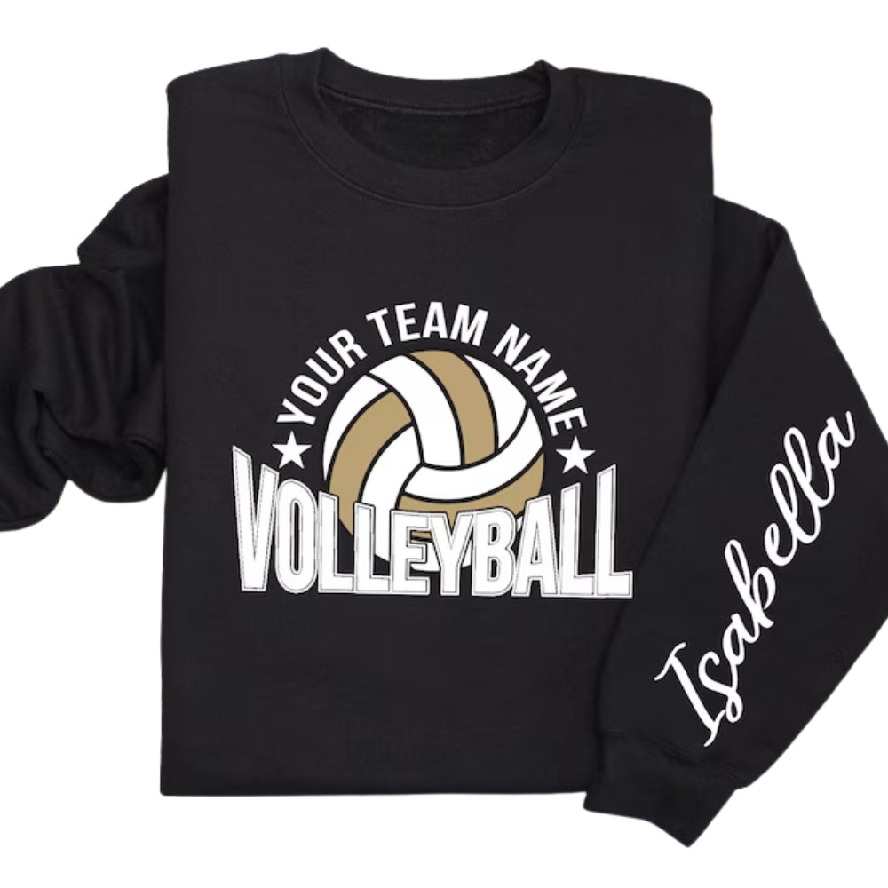 Custom Volleyball Team Sweatshirt Women, Custom Volleyball Sweatshirt 2D0383