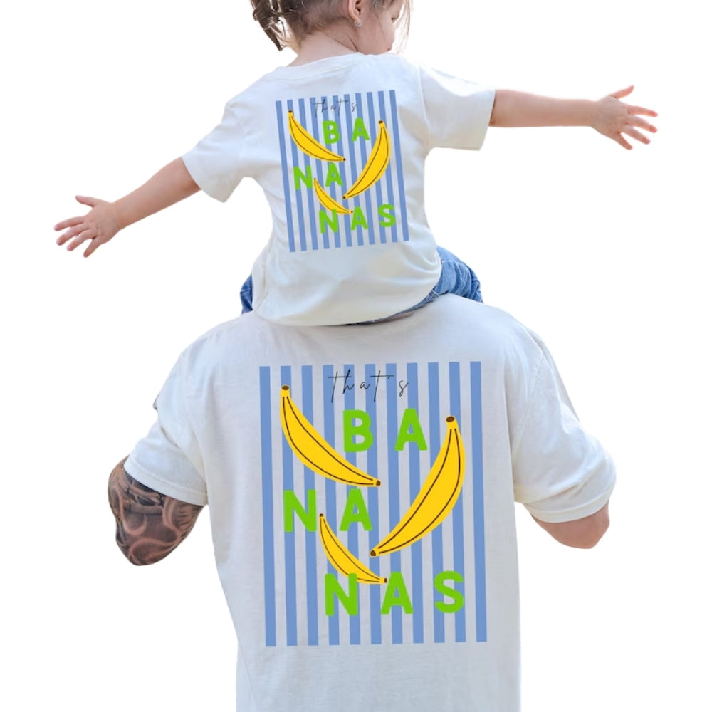 That's Bananas Matching Dad Son Daughter T Shirt, Retro Bananas Matching Family Shirts ET0971