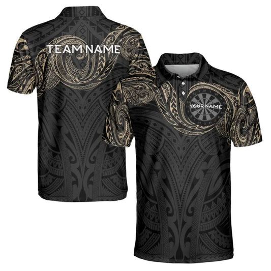 Custom Tribal Darts Polo Shirt Mens, Custom Tribal Darts Shirts DE0060
