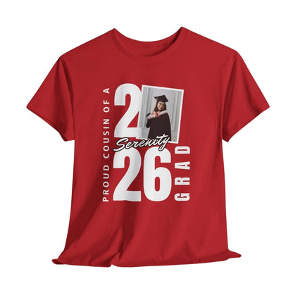 Proud Of A Grad Custom Photo Matching Graduation Family T Shirts, Custom Graduation Shirts For Family ET0425