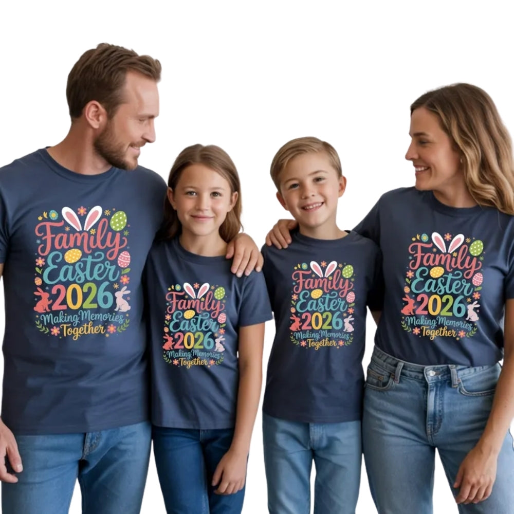Family Easter Making Memories Together Matching T Shirts, Custom Easter Shirts For Family ET0140
