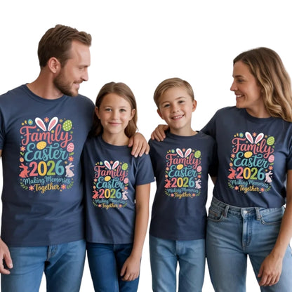 Family Easter Making Memories Together Matching T Shirts, Custom Easter Shirts For Family ET0140