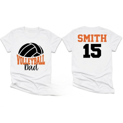Personalized Matching Volleyball Family T Shirts, Custom Volleyball Matching Family Shirts ET0564