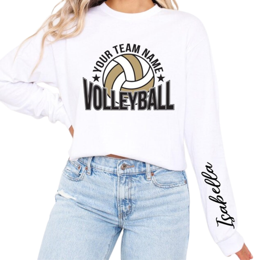 Custom Volleyball Team Sweatshirt Women, Custom Volleyball Sweatshirt 2D0383