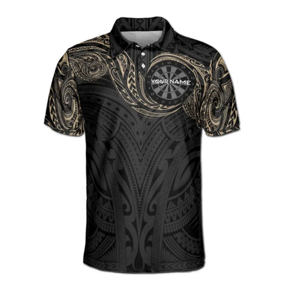 Custom Tribal Darts Polo Shirt Mens, Custom Tribal Darts Shirts DE0060