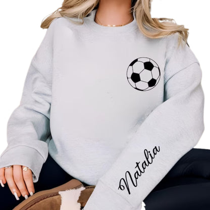 Custom Soccer Sweatshirt For Women, Custom Soccer Shirt 2D0497