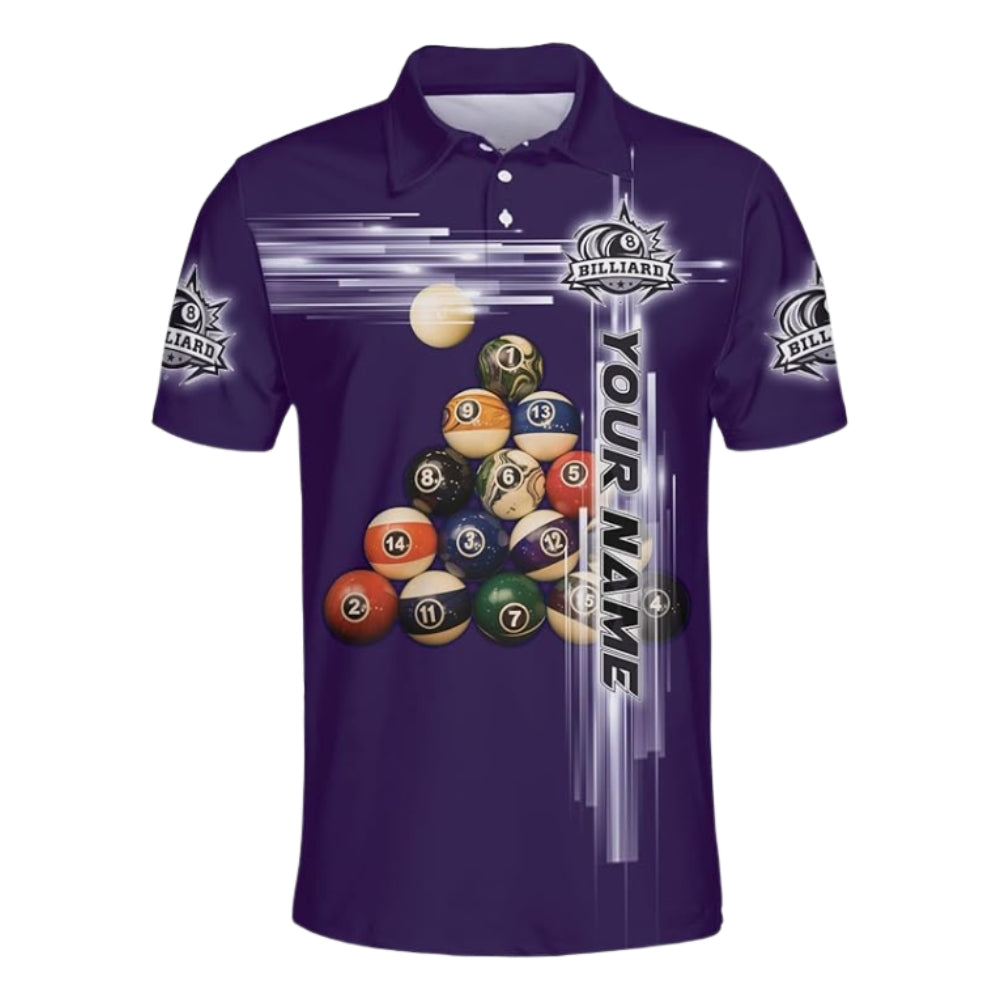 Custom Green Billiard Team Polo Shirt Mens, Custom Pool Billiard Shirts BIZ0236