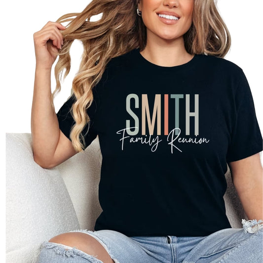Custom Name Family Reunion Matching T Shirts, Personalized Reunion Shirts For Family ET0427