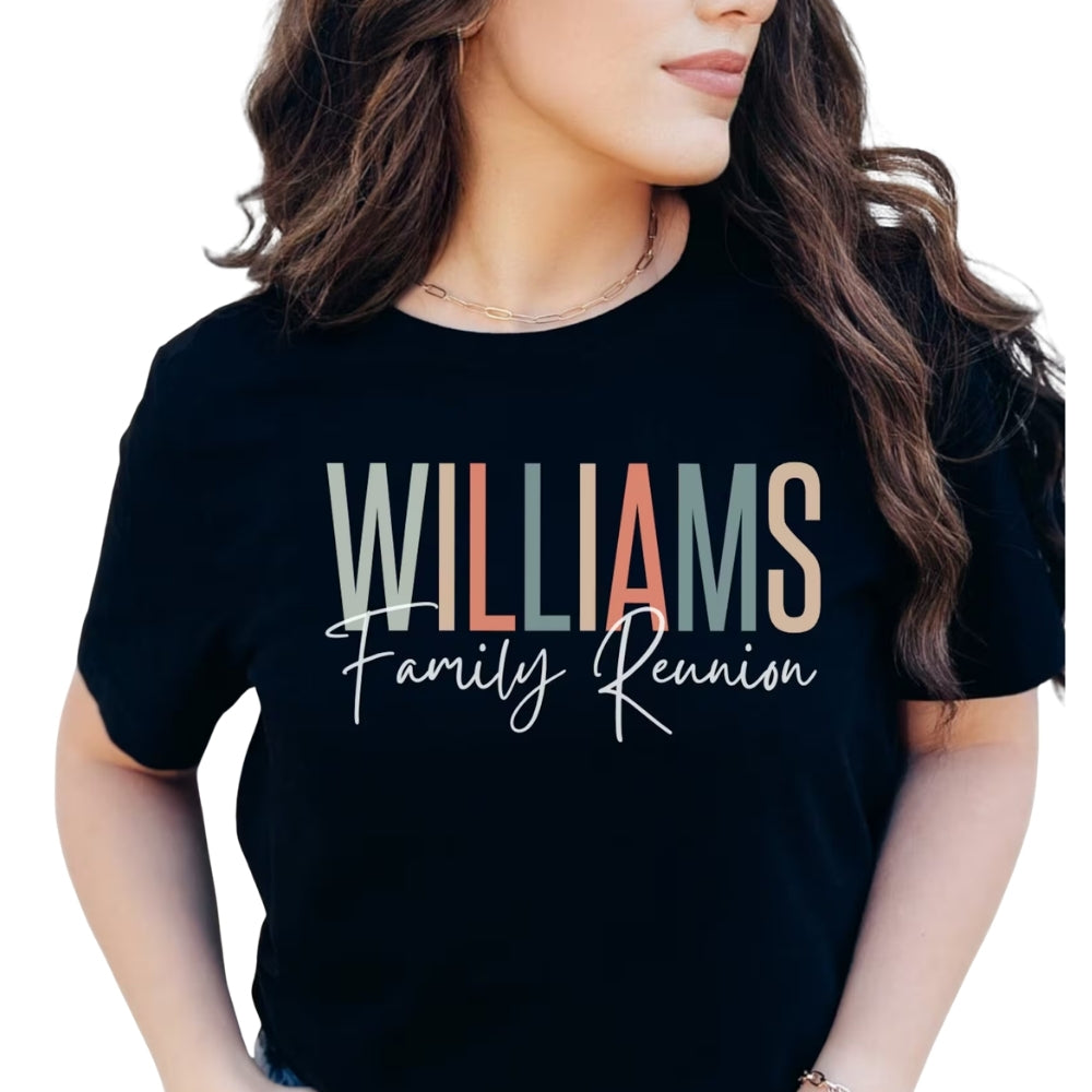 Custom Name Family Reunion Matching T Shirts, Personalized Reunion Shirts For Family ET0427