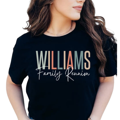 Custom Name Family Reunion Matching T Shirts, Personalized Reunion Shirts For Family ET0427