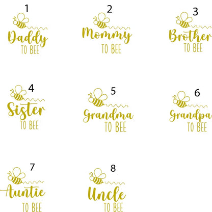 Daddy Mommy To Bee Custom Matching Pregnancy Announcement Family T Shirts, Custom Baby Reveal Matching Shirts For Family ET0284