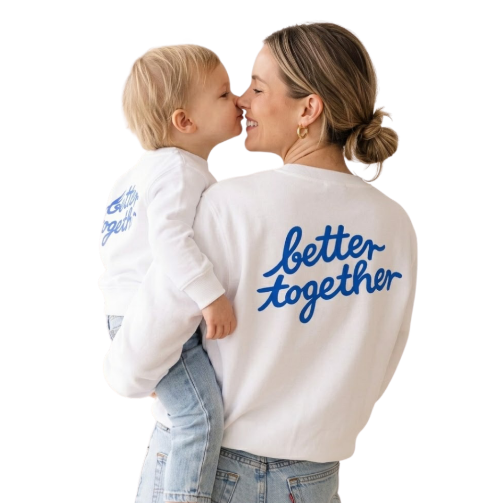 Better Together Mommy And Me Matching Sweatshirt, Family Sweatshirt Matching ET1670