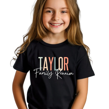 Custom Name Family Reunion Matching T Shirts, Personalized Reunion Shirts For Family ET0427