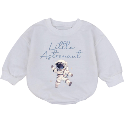 Little Astronaut Baby Romper Sweatshirt, Space Lover Baby Romper Sweater BB0586