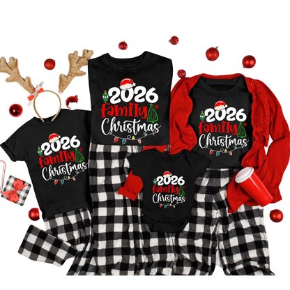 Personalized Family Christmas 2026 Matching T Shirt, Custom Christmas Family Shirts ET1175